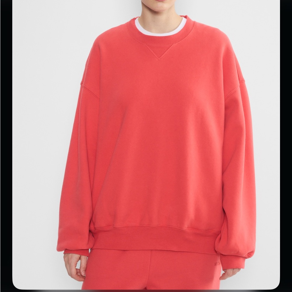 TNA AIRY AF FLEECE CREW